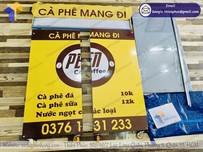 mua xe bán cà phê pha máy ở đâu