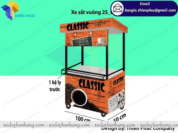 mua xe bán cafe take away ở đâu