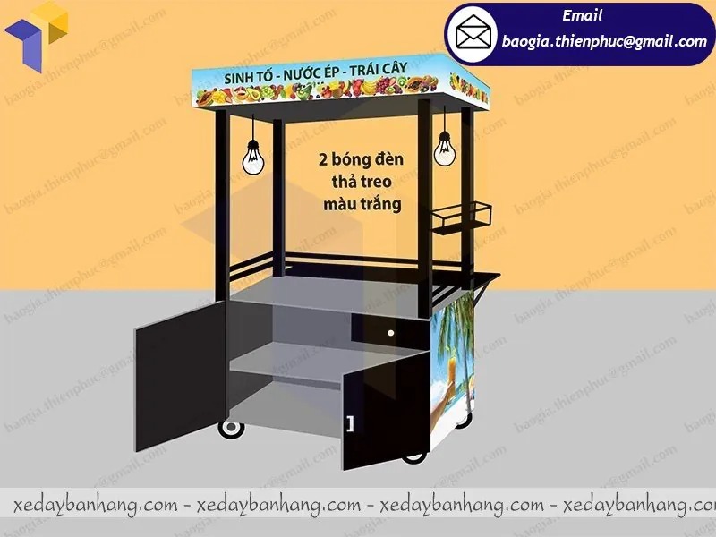 mua xe bán sinh tố nước ép ở đâu