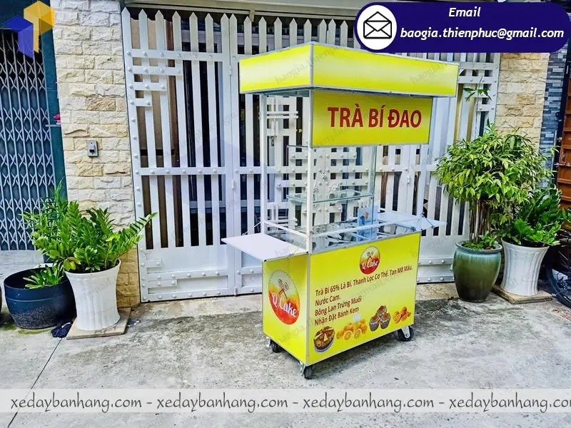 mua xe bán trà bí đao hạt chia ở đâu