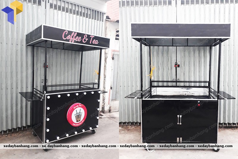 thiết kế xe bán cà  phê lưu động