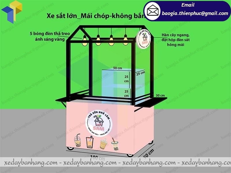 mua xe trà sữa tại Đà Nẵng ở đâu