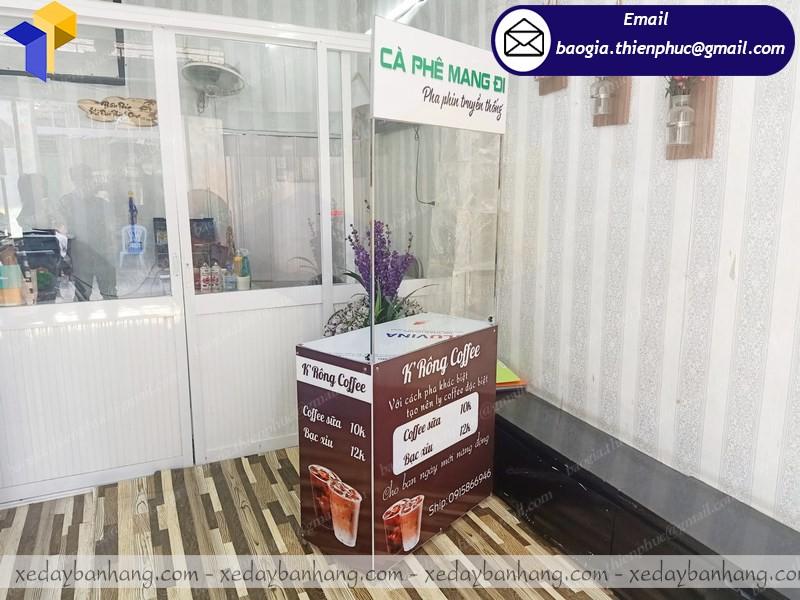 booth sắt mini bán café buôn mê thuột giá rẻ