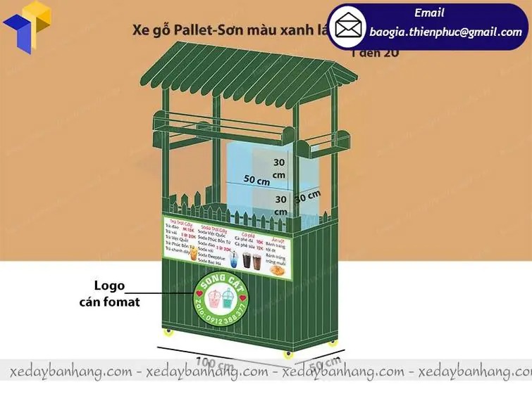 nơi bán xe bán trà sữa tại bình dương
