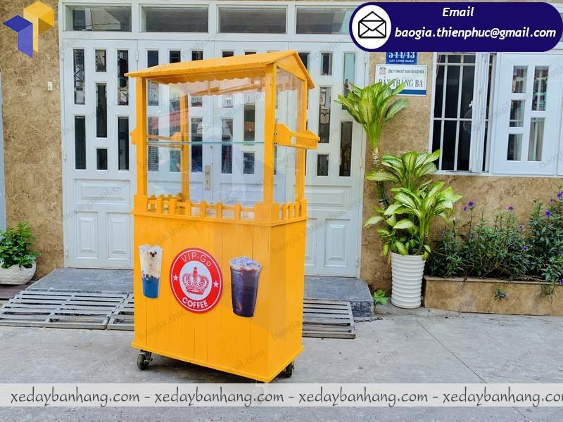 tủ gỗ bán cà phê trà sữa giá rẻ