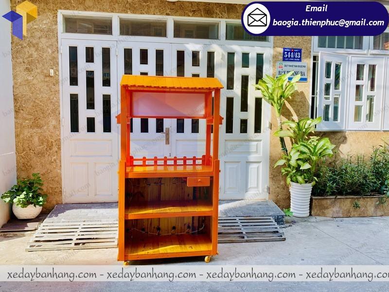 xe gỗ bán sinh tố nước ép giá rẻ
