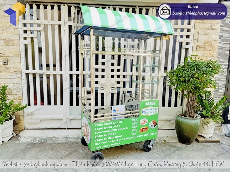 quầy bán bún phở inox giá rẻ