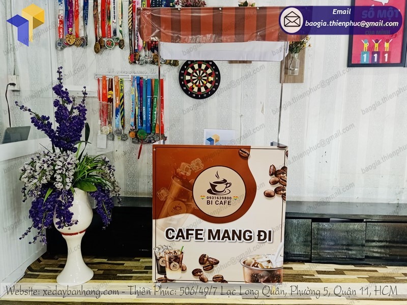 quầy bán cà phê mang đi