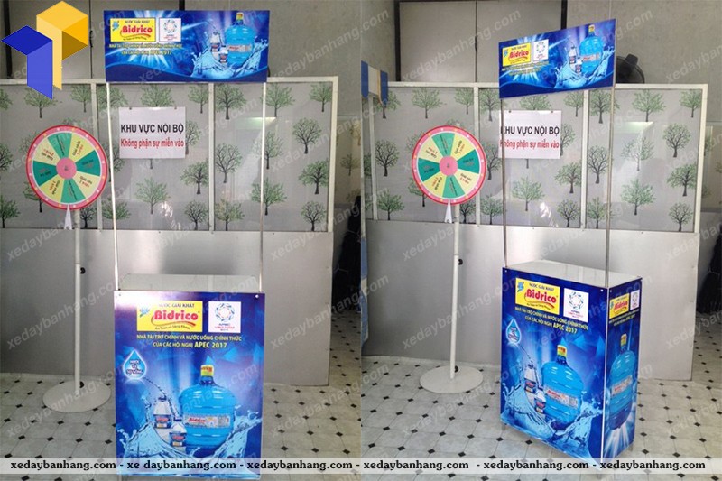 quầy sampling di động