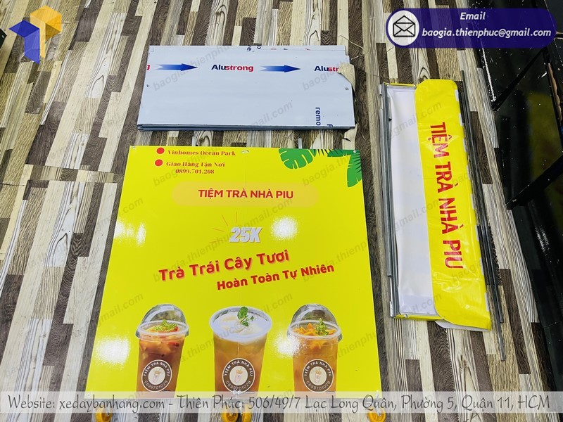 quầy bán trà trái cây rẻ