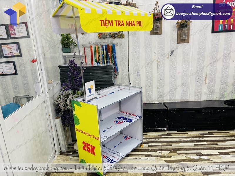 quầy bán trà trái cây tốt