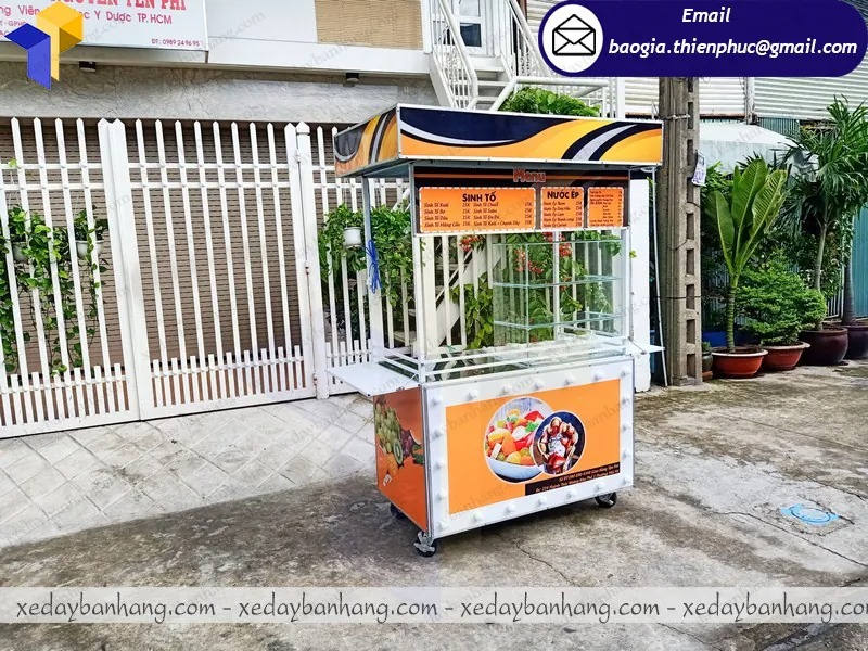 quầy bán trái cây tự chọn bằng inox