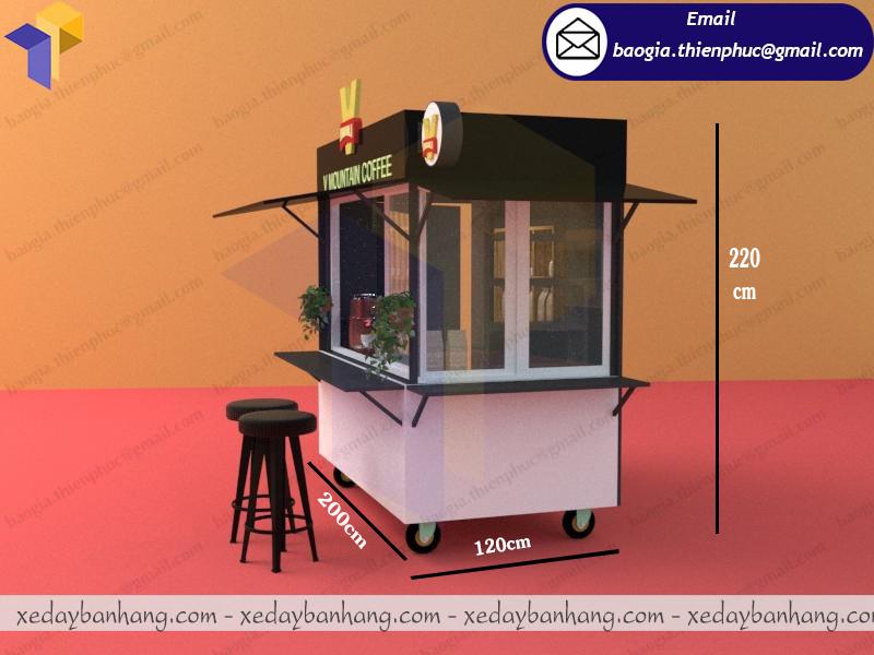 quầy kiot bán coffee