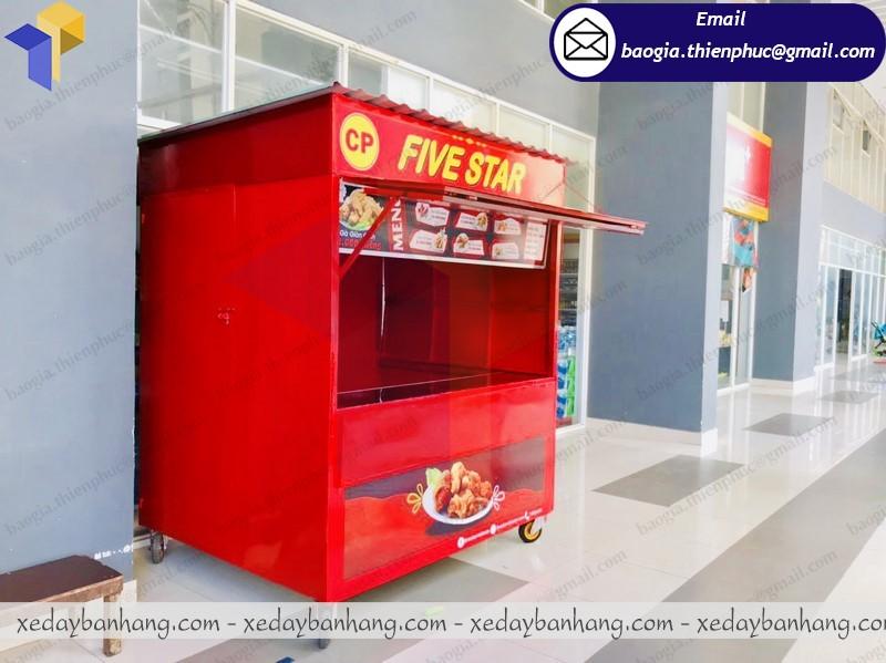 quầy kiot bán gà rán đẹp giá bao nhiêu