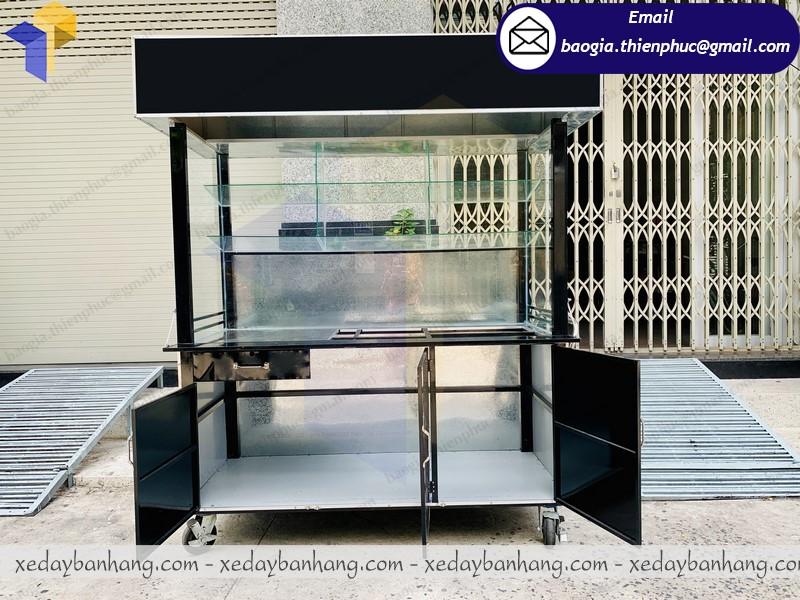 mẫu quầy sắt bán thức ăn nhanh đẹp