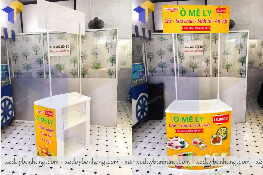 quầy nhựa sampling