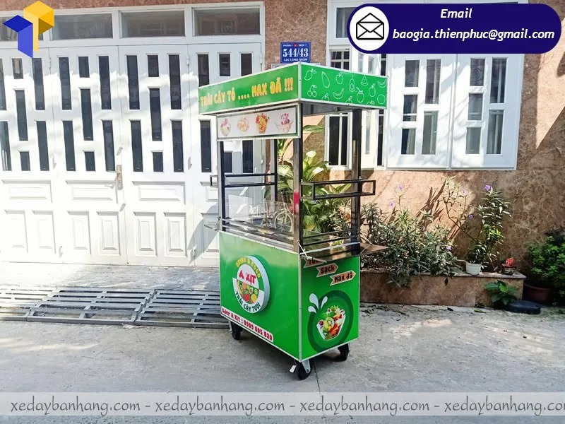 thiết kế tủ bán trái cây tô