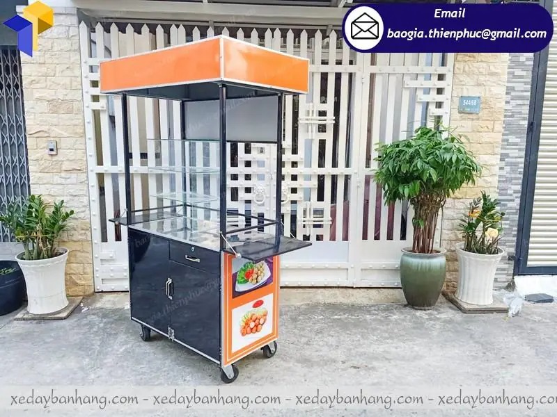 thiết kế tủ cá viên chiên đẹp
