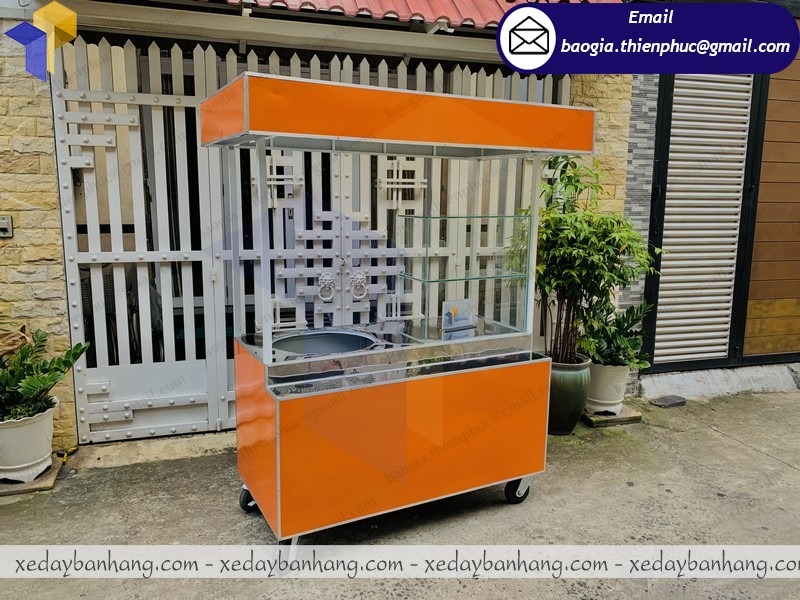 thiết kế xe bán hủ tiếu dạo
