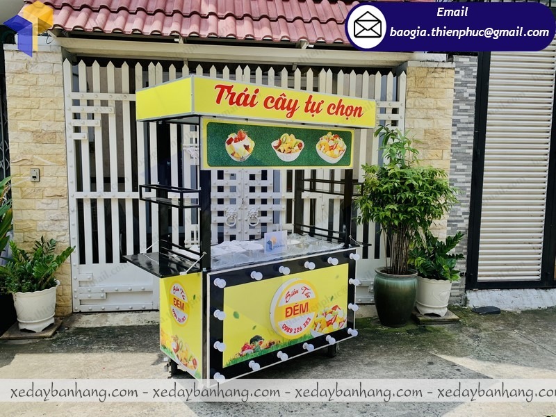 thiết kế xe bán trái cây tô