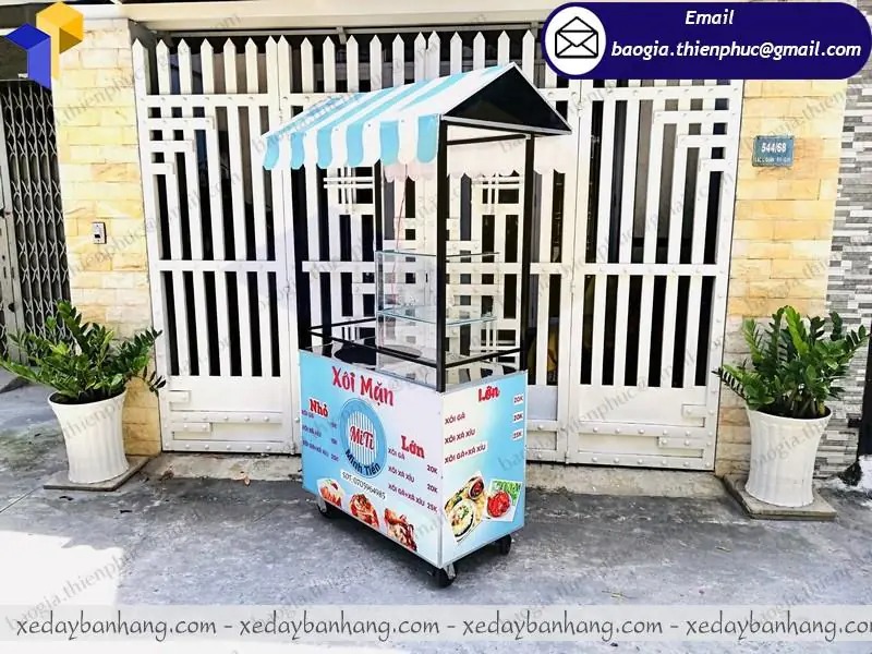 thiết kế xe bán xôi bánh mì