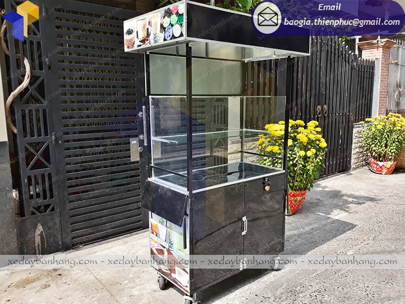 xe trà sữa nhà làm đẹp