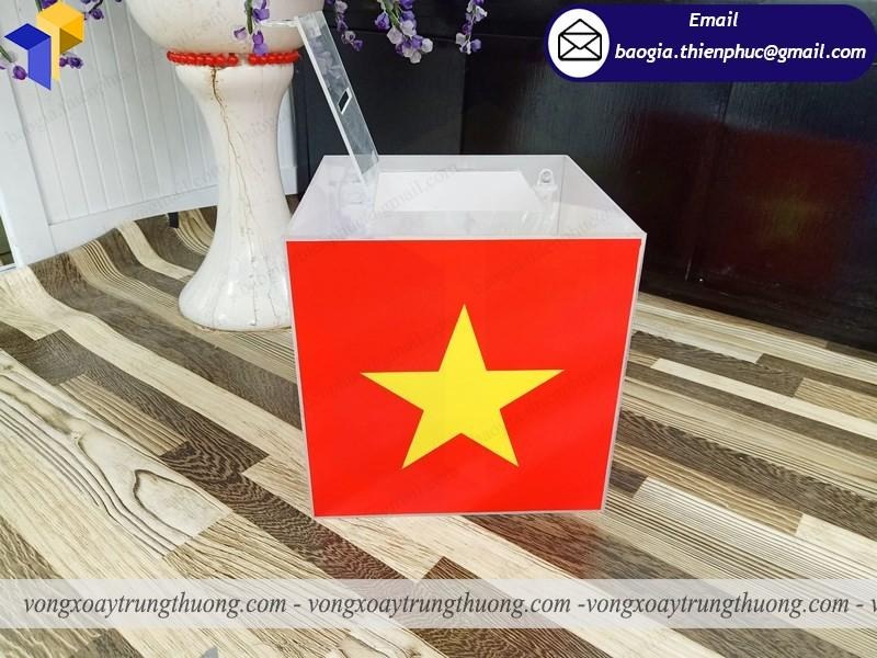 thùng bỏ phiếu bầu cử