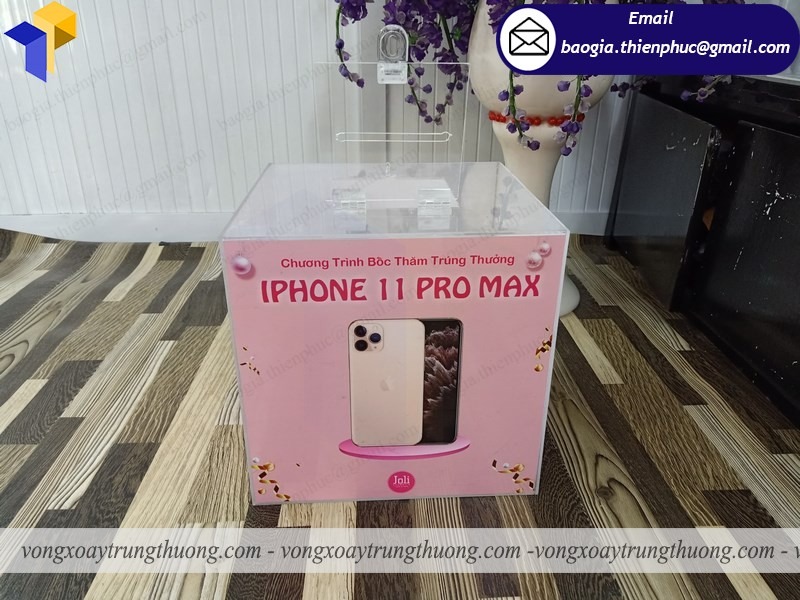thùng bốc thăm trúng thưởng giá rẻ