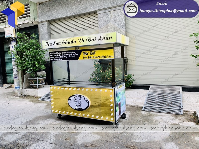 xe bán trà sữa đâì loan