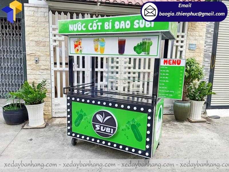 tủ sắt lớn bán trà bí đao giá rẻ