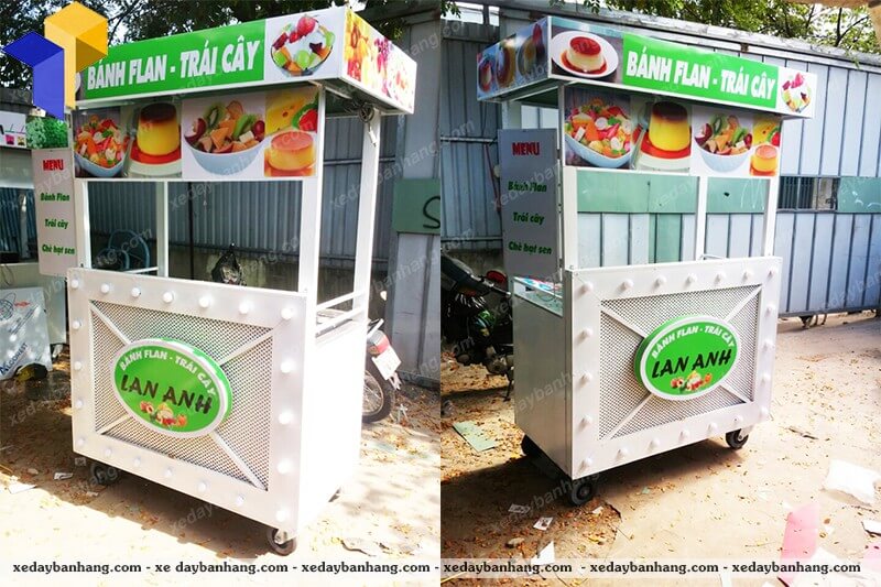 xe thức ăn nhanh di động đẹp