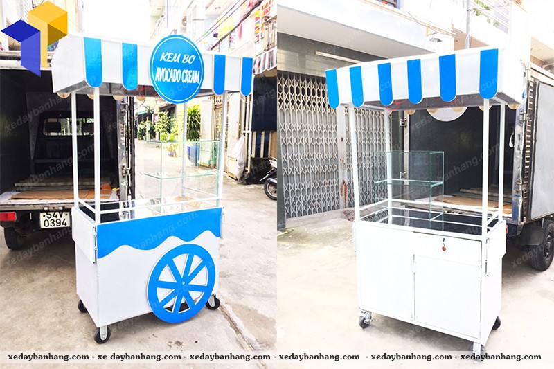 xe bán kem lưu động sài gòn
