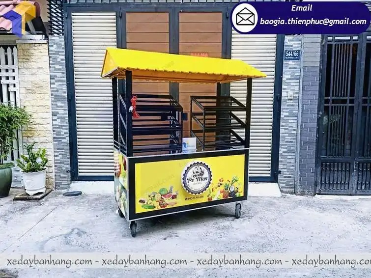 xe bán buffet trái cây giá rẻ