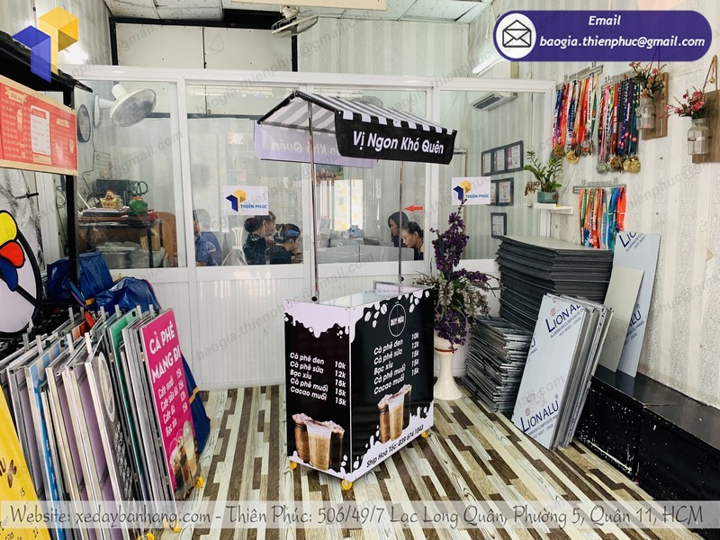 xe bán café xếp m rẻ