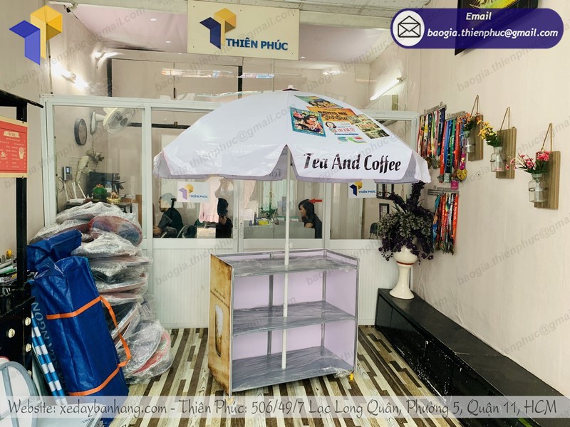 xe bán café gấp gọn tốt
