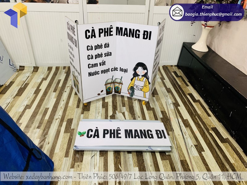 xe bán café lắp ráp đẹp