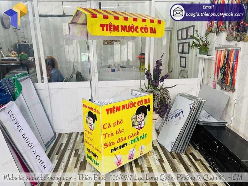 xe bán café lắp ráp rẻ