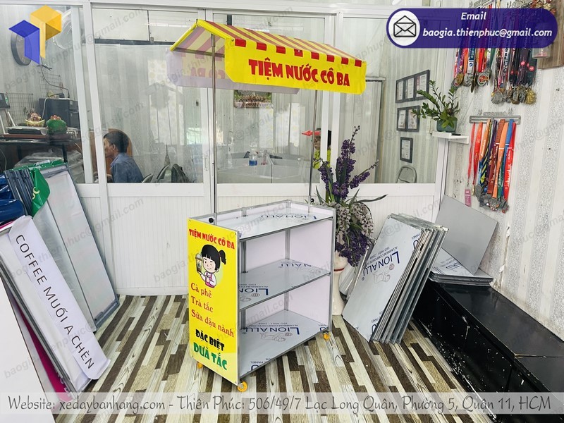 xe bán café lắp ráp tốt