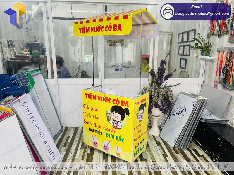 xe bán café lắp ráp tphcm