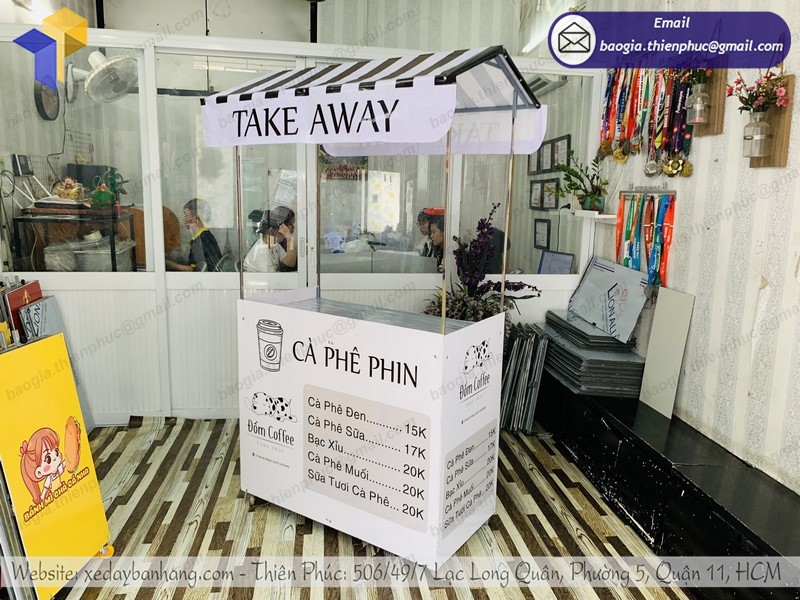 xe bán café lắp ráp tphcm