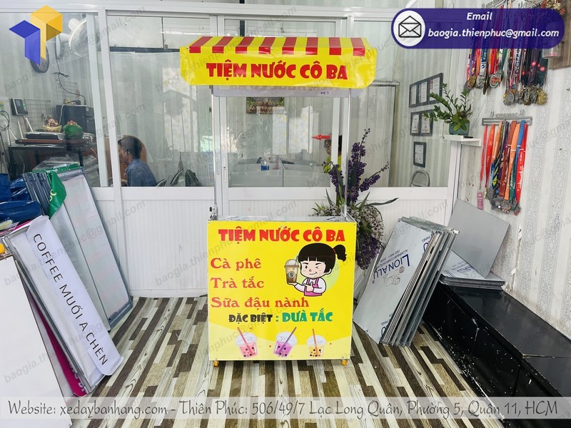 xe bán café lắp ráp