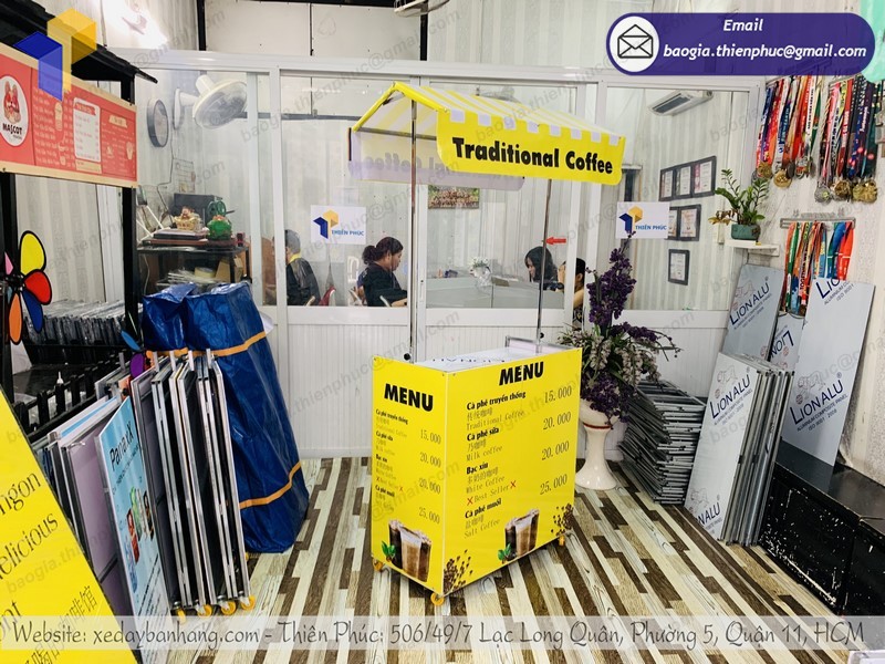 xe bán café mang đi rẻ