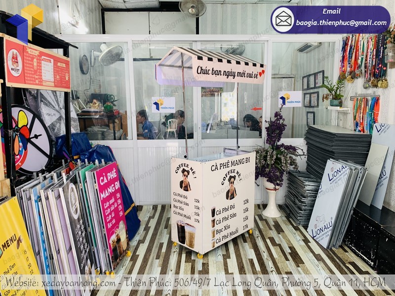 xe bán café mang đi rẻ