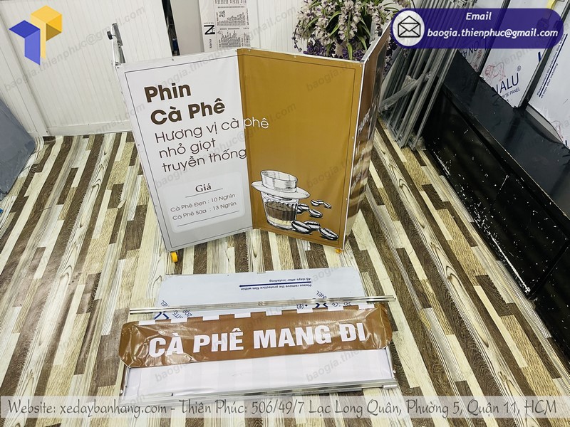 xe bán café take away gọn