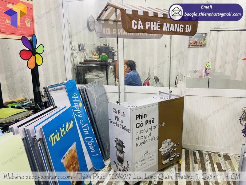 xe bán café take away rẻ