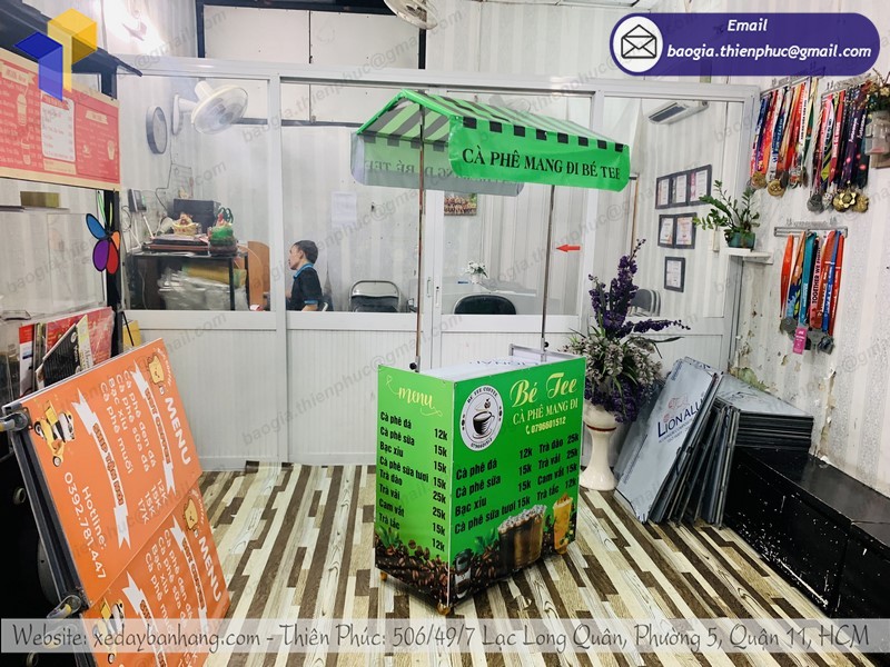 xe bán café take away rẻ