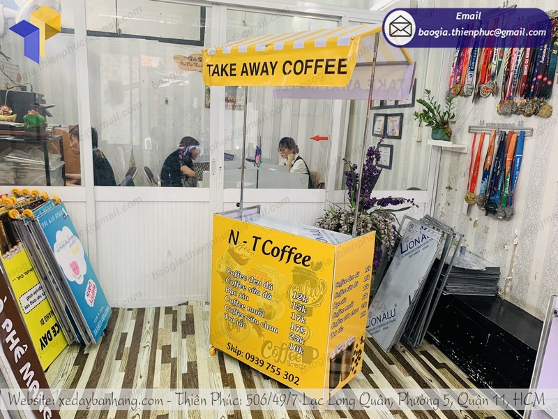 xe bán café vỉa hè tphcm