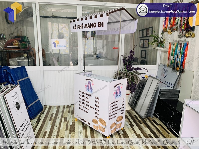 Xe bán café vỉa hè tphcm
