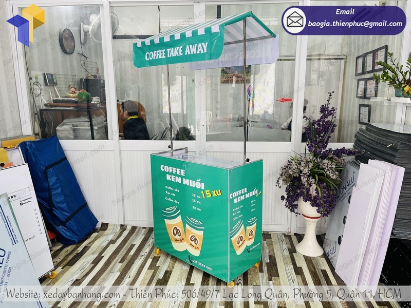 xe bán café xếp gọn tphcm