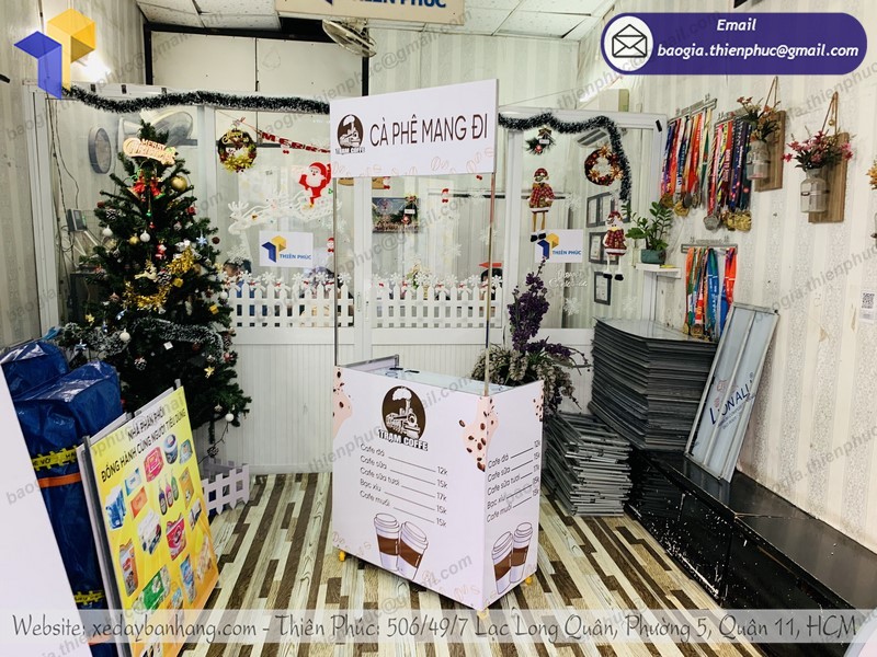 xe bán café xếp gọn tphcm